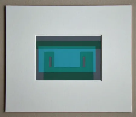 Сериграфия Albers - Chalk Green Façade