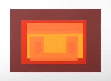 Сериграфия Albers - Formulation Articulation #F, 1972