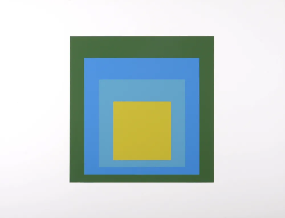 Сериграфия Albers - Formulation Articulation #H, 1972