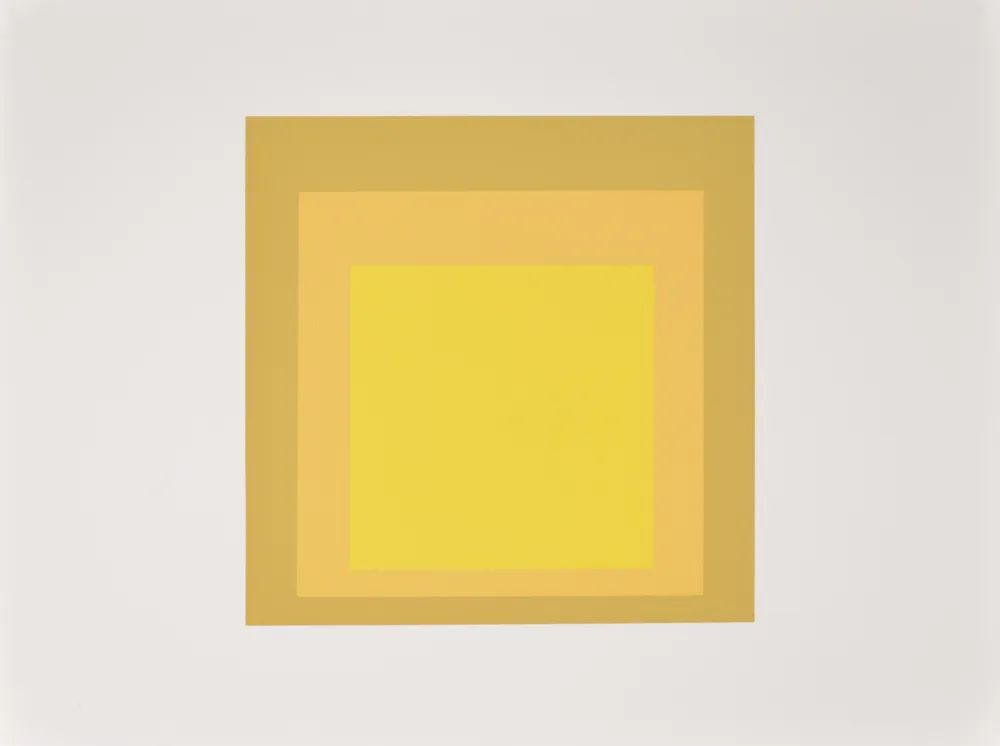 Сериграфия Albers - Formulation Articulation #J (Grand format), 1972