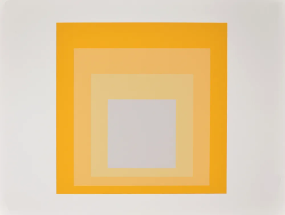 Сериграфия Albers - Formulation Articulation #K (Grand format), 1972