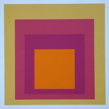 Сериграфия Albers - Homage to the Square - La Tehuana, 1951-1956