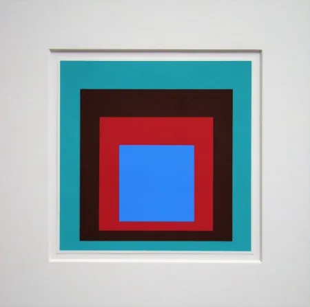 Сериграфия Albers - Homage to the Square - Protected Blue,1957