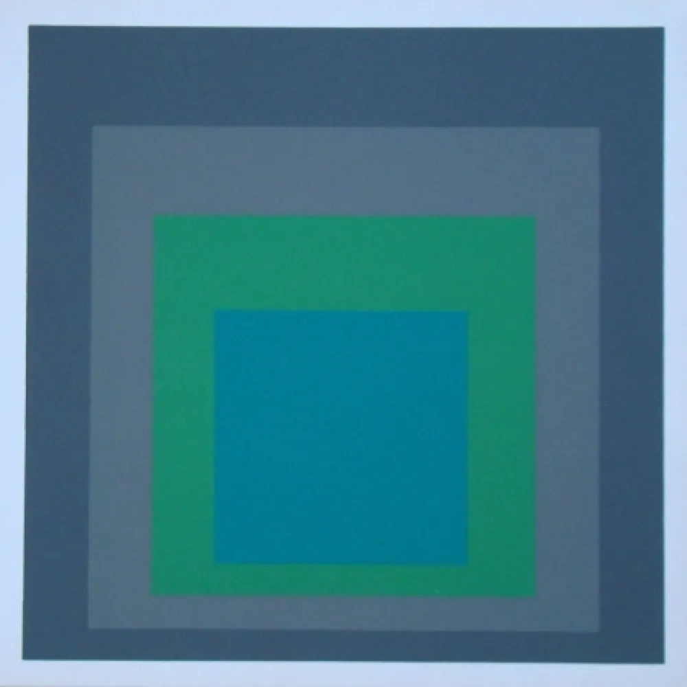 Сериграфия Albers - Homage to the Square - Renewed Hope, 1962