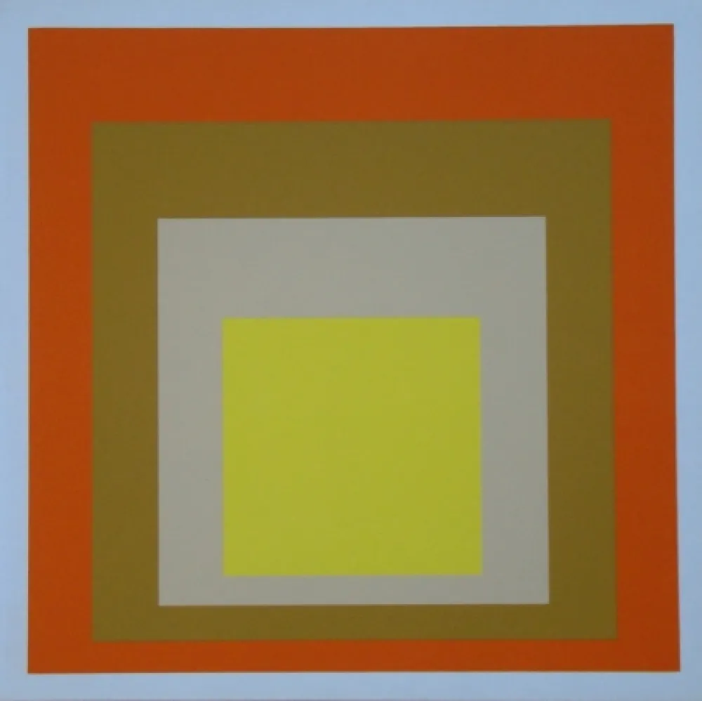 Сериграфия Albers - Homage to the Square - Yes Sir, 1955