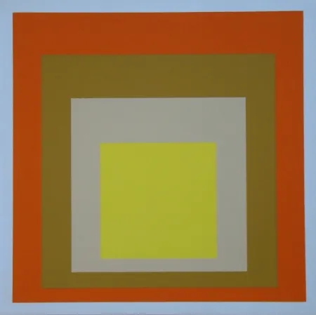 Сериграфия Albers - Homage to the Square - Yes Sir, 1955