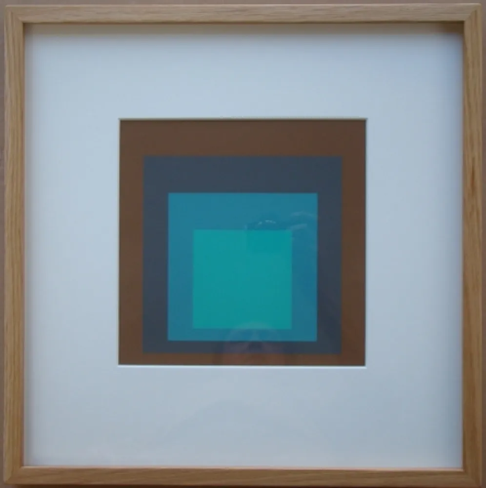 Сериграфия Albers - Late Forest - Homage to the Square