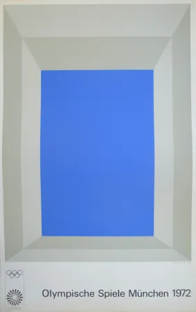Сериграфия Albers - OL 1972 - original colour silkscreen