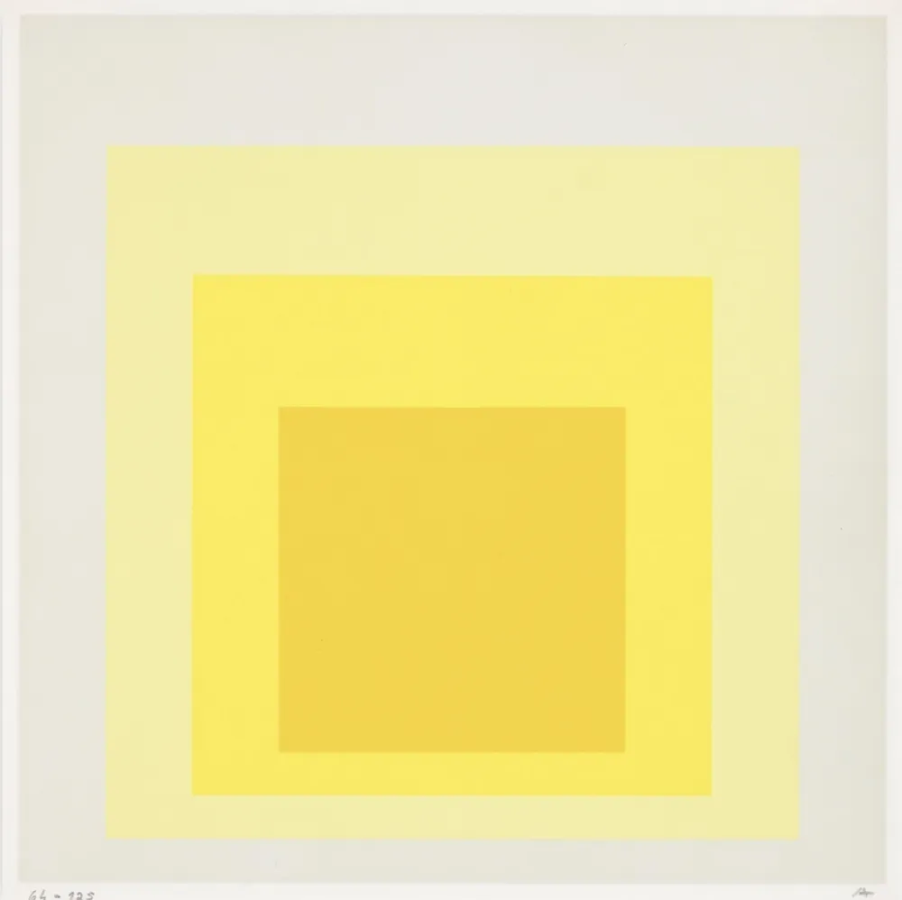 Сериграфия Albers - Orange