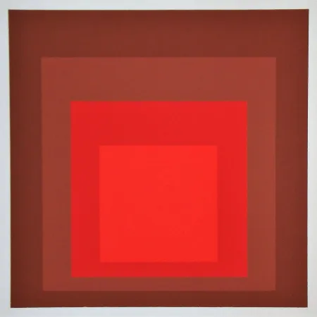 Сериграфия Albers - R-I d-5, 1969