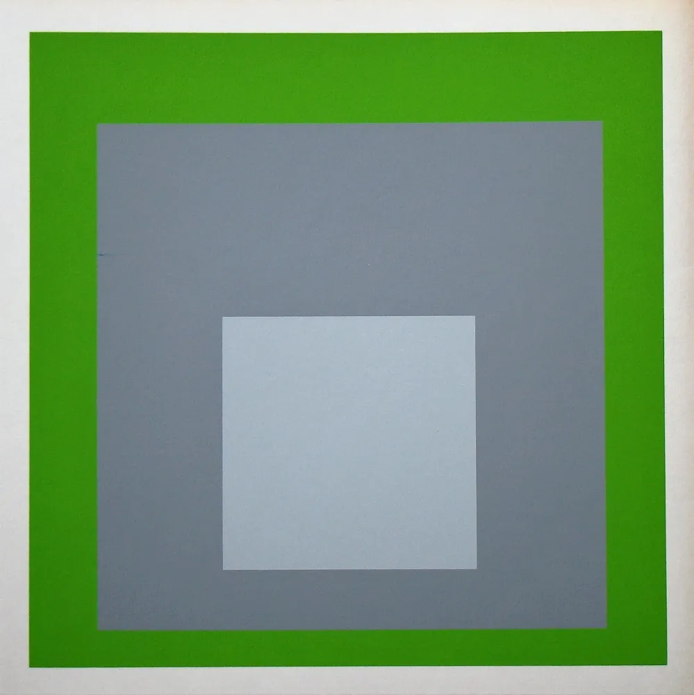 Сериграфия Albers - White Marker, 1964