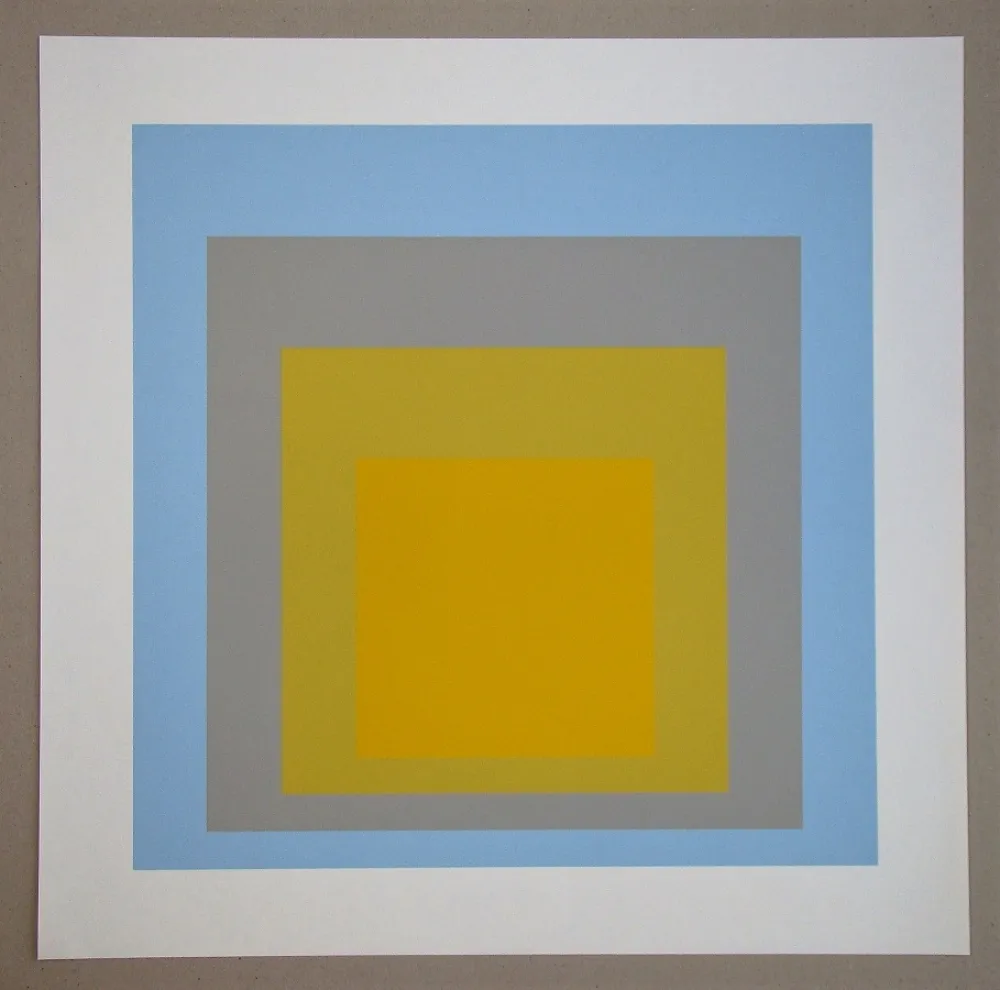 Сериграфия Albers - Wide Light, 1962