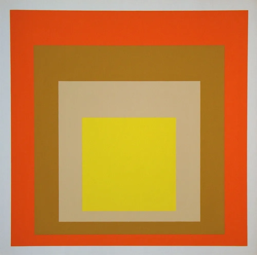 Сериграфия Albers - Yes Sir, 1955