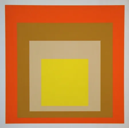 Сериграфия Albers - Yes Sir, 1955