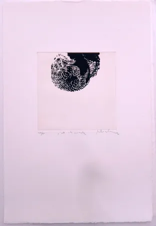 Офорт Alcaraz - L'ull i la mirada