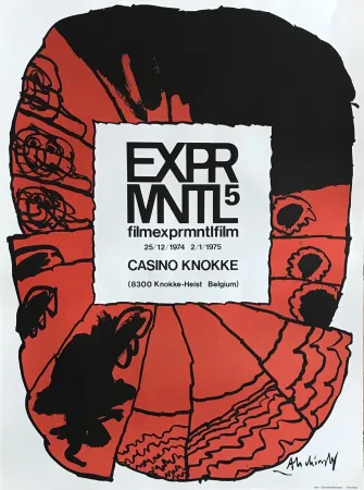 Литография Alechinsky - Affiche lithographique