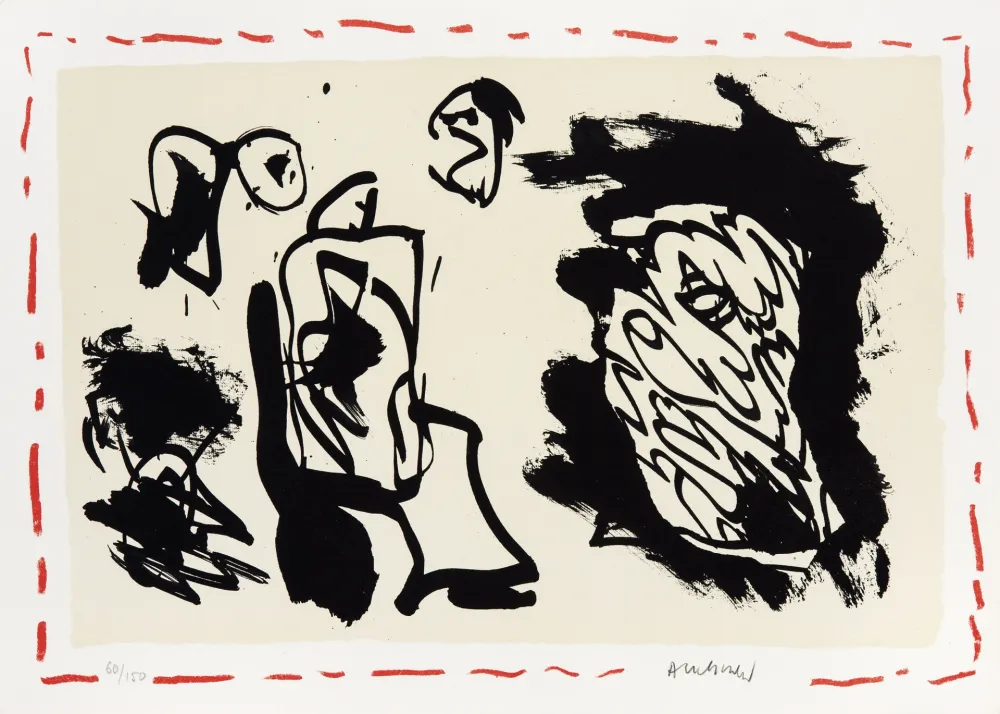 Литография Alechinsky - ALECH0146