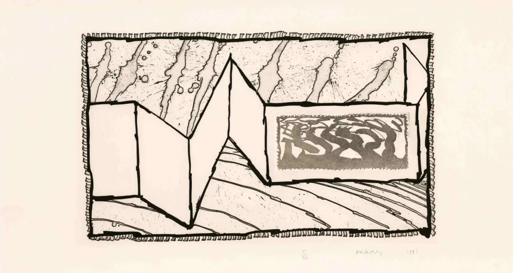 Офорт Alechinsky - Allusion aux excitants III 