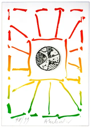 Гравюра Alechinsky - André Breton/Pierre Alechinsky