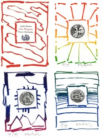 Гравюра Alechinsky - André Breton/Pierre Alechinsky