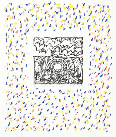 Гравюра Alechinsky - Arc en terre