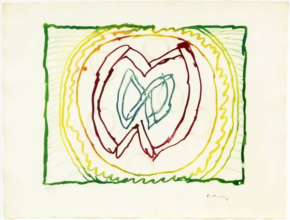 Офорт Alechinsky - Astres et désastres