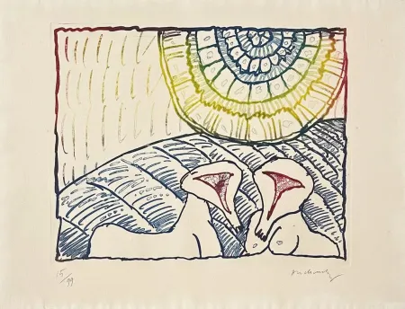 Гравюра Alechinsky - Astres et désastres