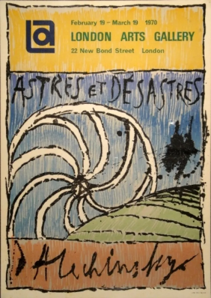 Литография Alechinsky - Astres et Désastres