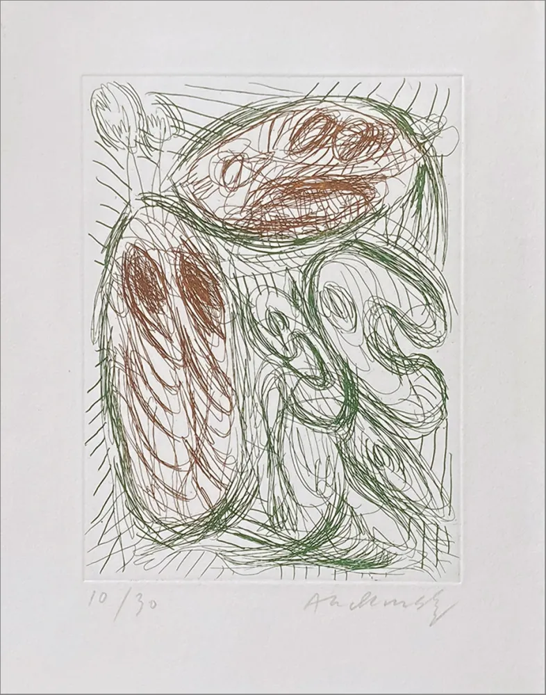 Офорт Alechinsky - Attrapes-le