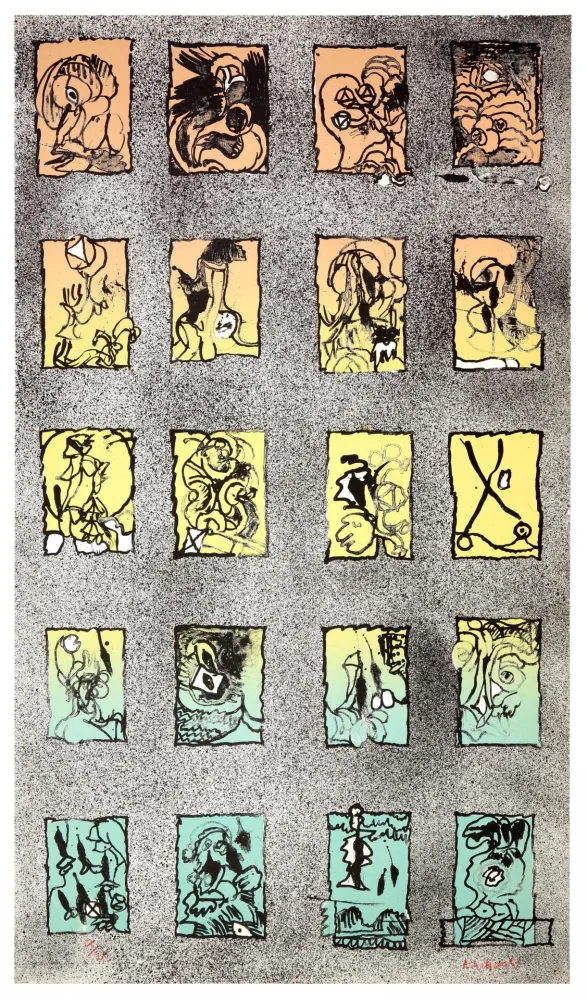 Литография Alechinsky - Au demeurant