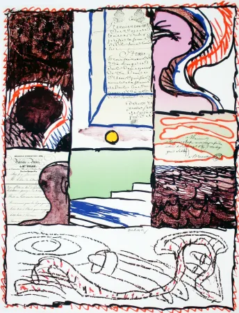 Литография Alechinsky - Avant 1981 