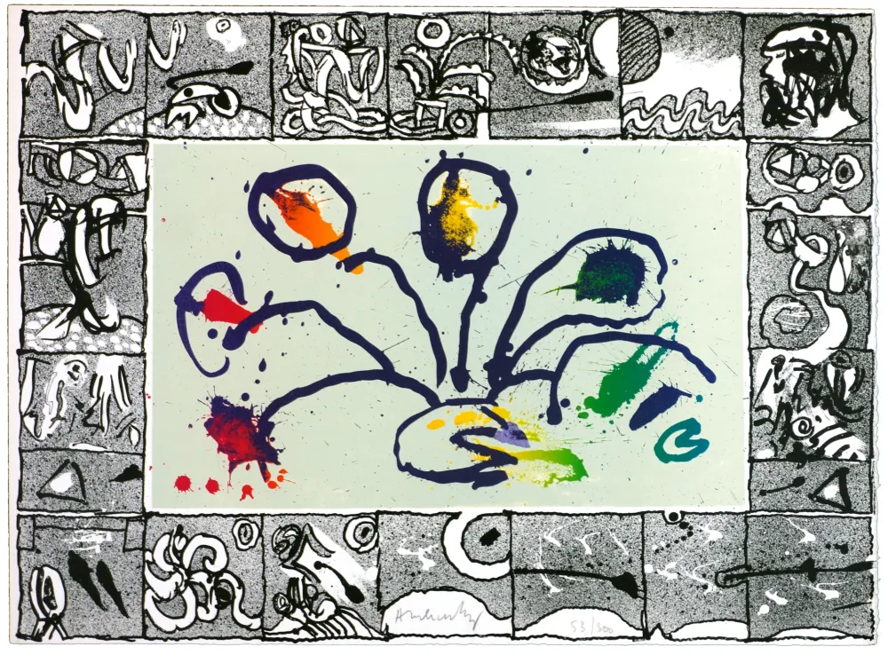 Литография Alechinsky - Bâbord