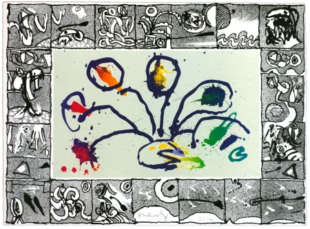 Литография Alechinsky - Bâbord