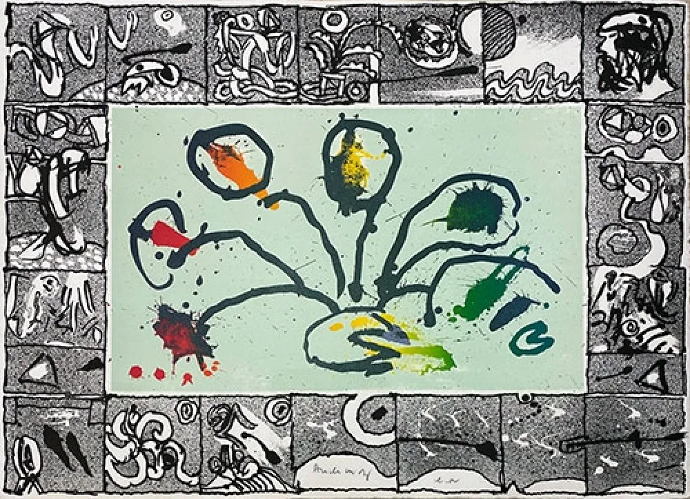 Литография Alechinsky - Babord