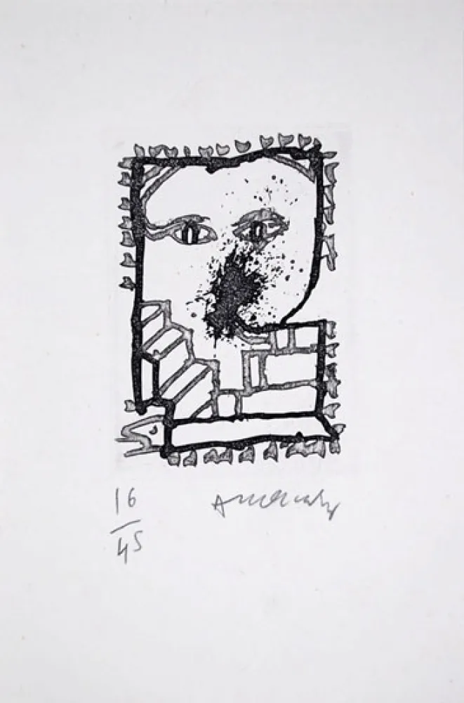 Иллюстрированная Книга Alechinsky - Baluchon et ricochets - nrf