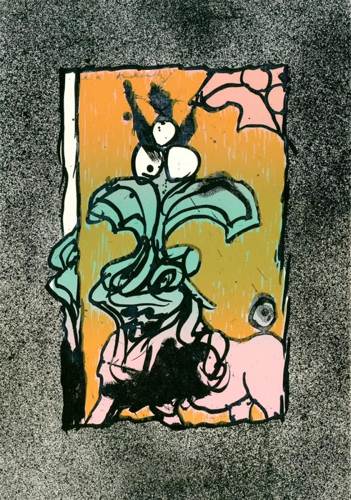 Литография Alechinsky - Boeuf gros sel