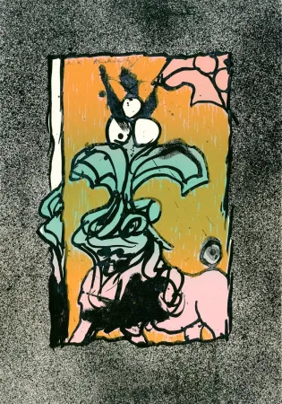 Литография Alechinsky - Boeuf gros sel