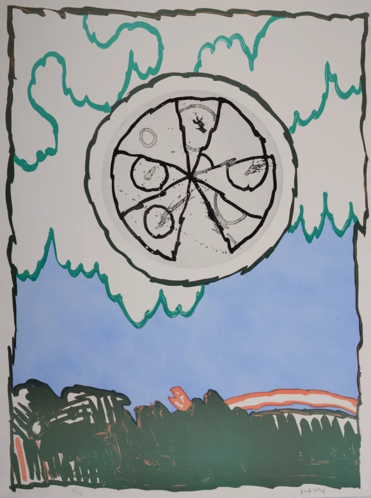 Литография Alechinsky - Boréalité, 1976 - Hand-signed & numbered