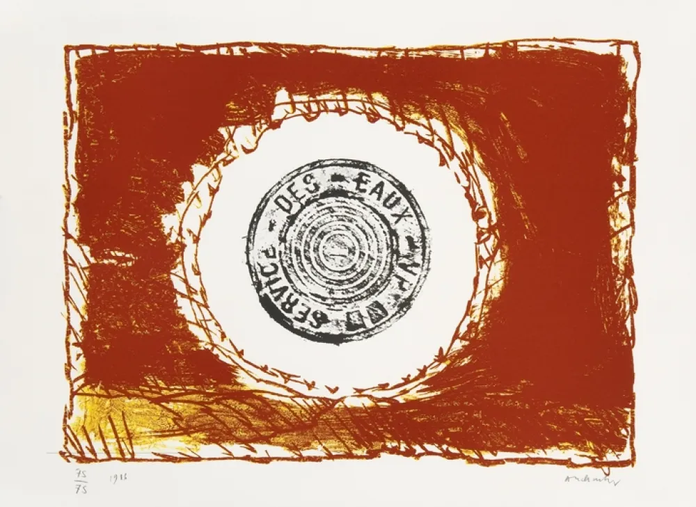 Литография Alechinsky - Bouche d'eau II