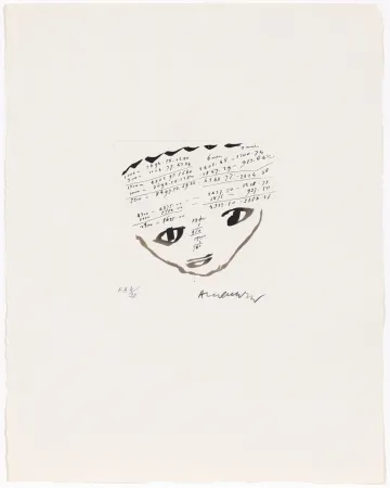 Офорт Alechinsky - Carta Canta 01