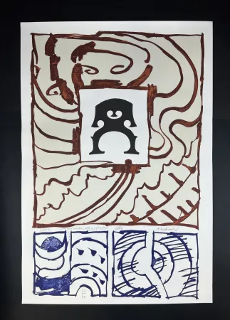 Литография Alechinsky - Cello