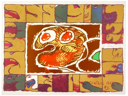 Литография Alechinsky - Central Park