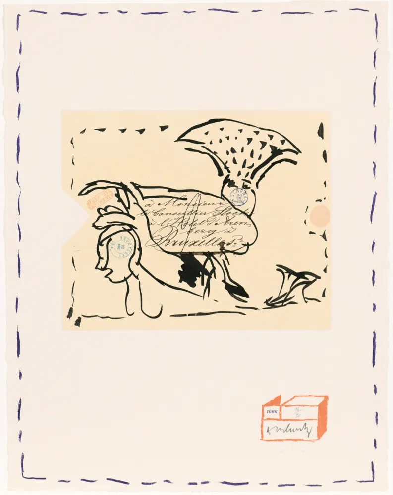 Офорт Alechinsky - Chaque matin 01