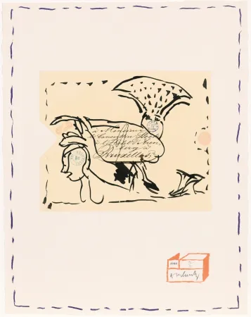 Офорт Alechinsky - Chaque matin 01