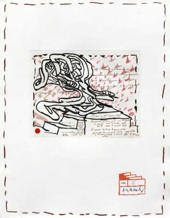 Офорт Alechinsky - Chaque Matin