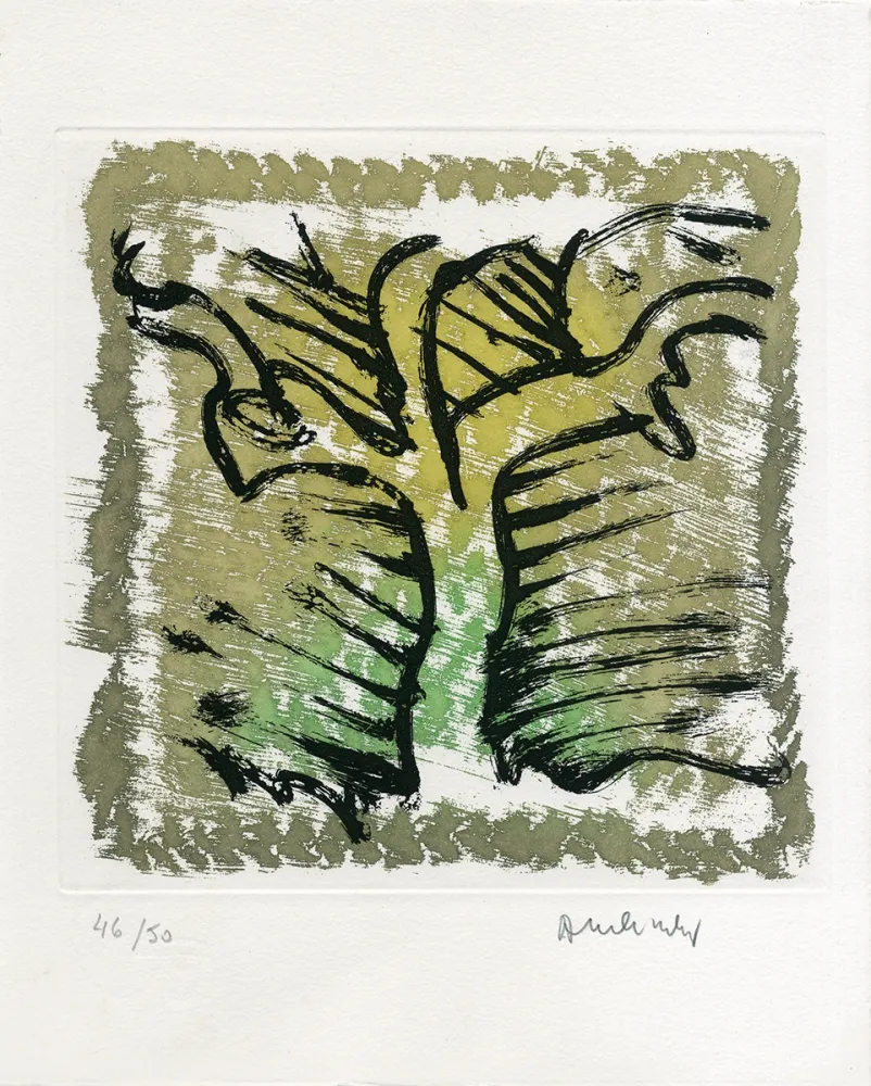 Офорт И Аквитанта Alechinsky - Choses rapportées du Japon