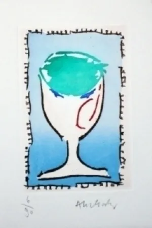 Офорт И Аквитанта Alechinsky - Cigue