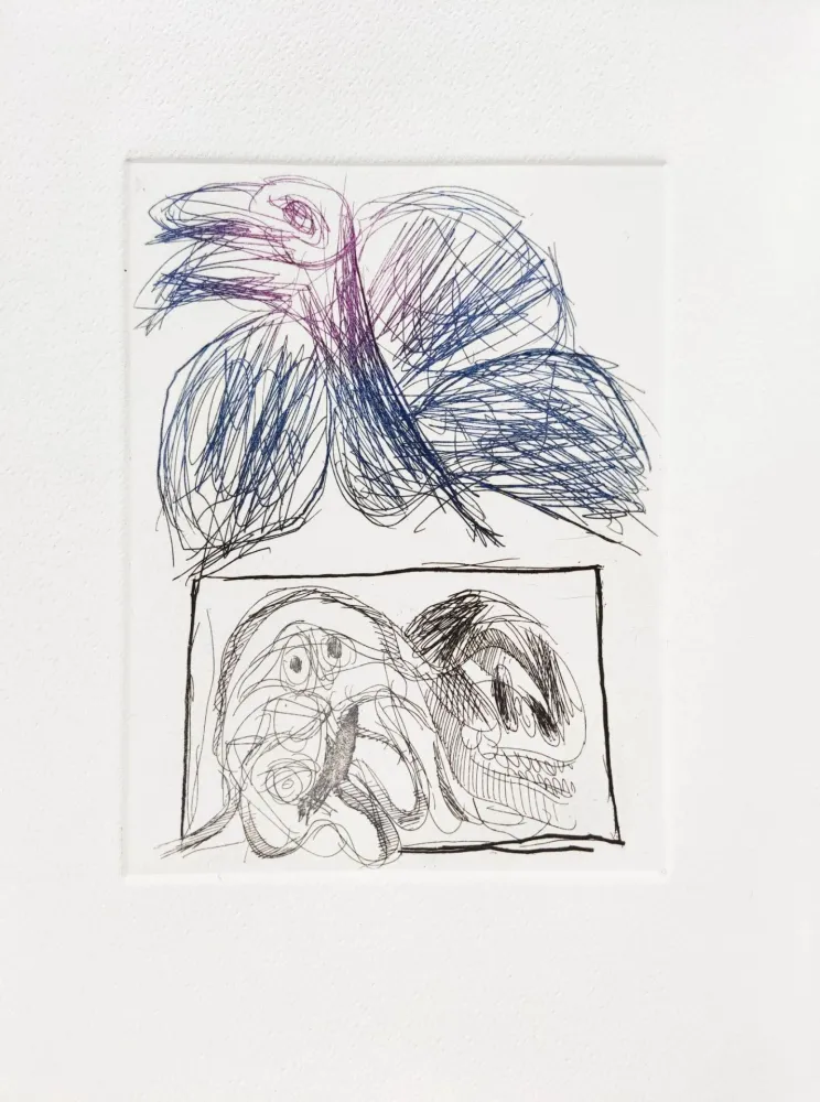 Офорт И Аквитанта Alechinsky - Commentaire de Personnage