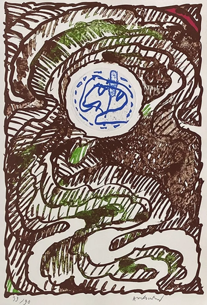 Гравюра Alechinsky - Composition