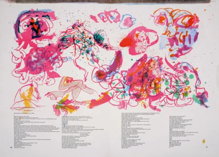 Литография Alechinsky - Composition - One Cent life, 1964